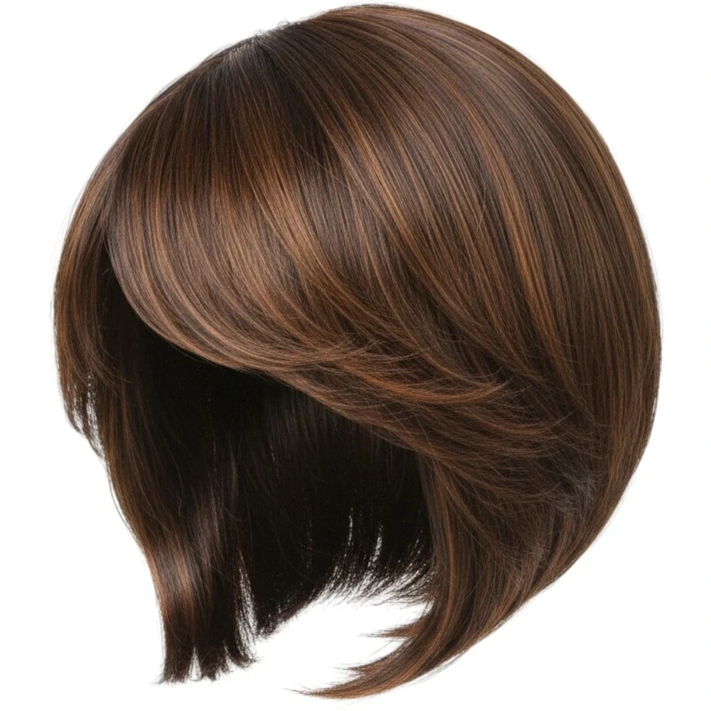 Mayde Beauty Norah Invisible Lace Part Wig AB530 Burgundy Plum Synthetic Bob